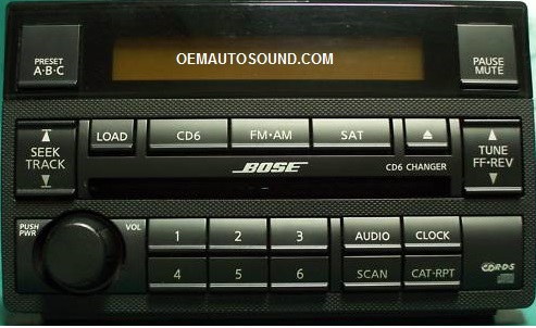 nissan altima radio cd player 28185 ZB20B bose 6 disc